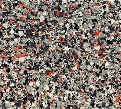 Granite with White and Red